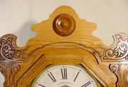 Waterbury Oak Mantel Clock w/8″ dial