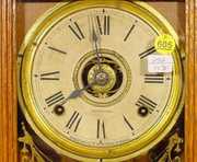 Seth Thomas Metals No.5 Oak Mantel Clock