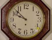 Sessions Time Only 12″ Drop Octagon Wall Clock