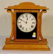 Ingraham Oak Mantel Clock