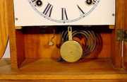 Ingraham Oak Mantel Clock