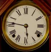 Ansonia Walnut Kitchen Clock