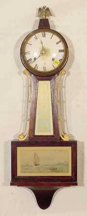 Junghans Mahogany Banjo Clock