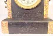 French Slate Clock w/Vincenti 1855 Movement