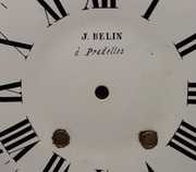 J. Belin Serpentine Wall Clock