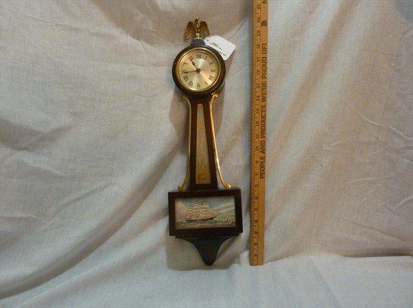 Miniature Seth Thomas Banjo Clock