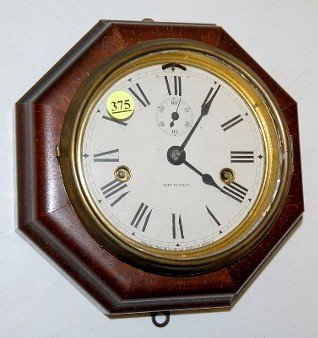 Seth Thomas Rosewood Octagon Lever Wall Clock