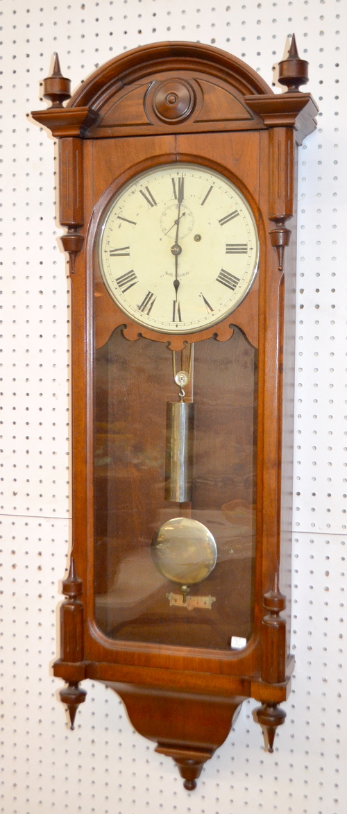 Antique Seth Thomas “Regulator #6” 1 Weight Walnut Clock