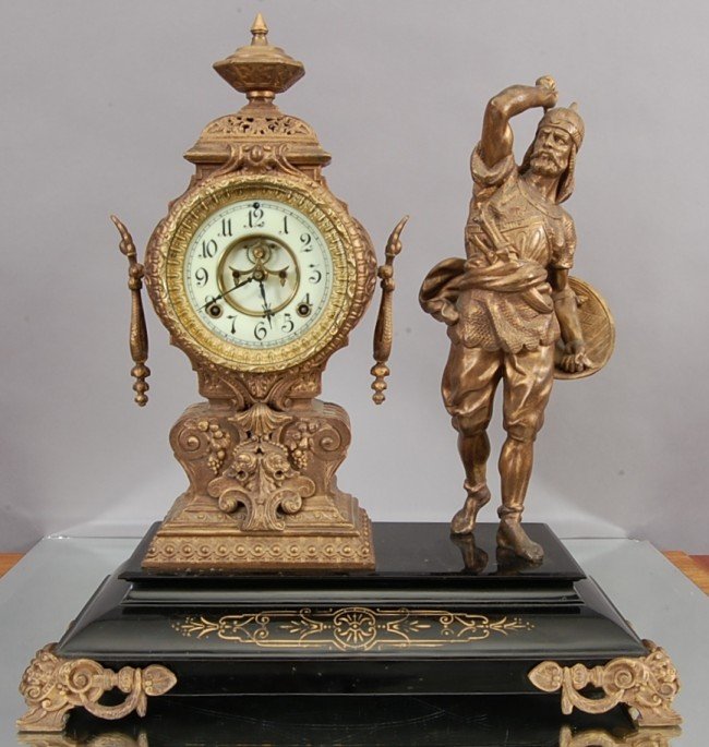 Ansonia Figural Mantel clock “Mars”