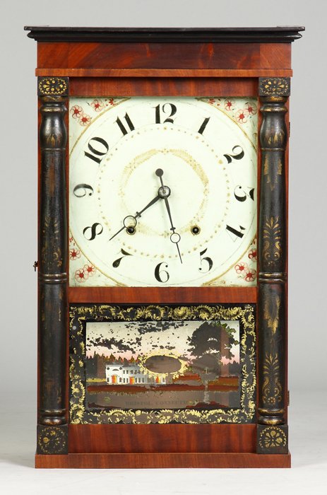 E. & G.W. Bartholomew, Bristol, CT, Shelf Clock