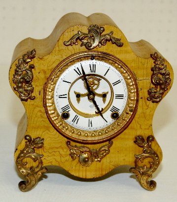 Ansonia Iron Case Mantel Clock