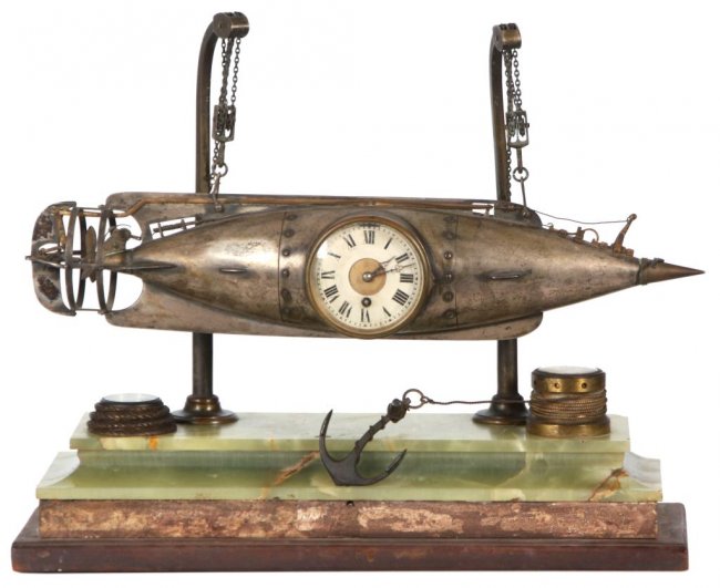French Industrial Torpedo Clock