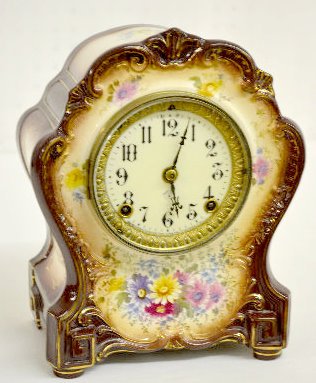 Ansonia Royal Bonn “La Hay” Porcelain Clock