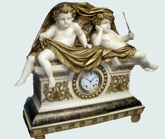 Seth Thomas Double Cherub Office Clock