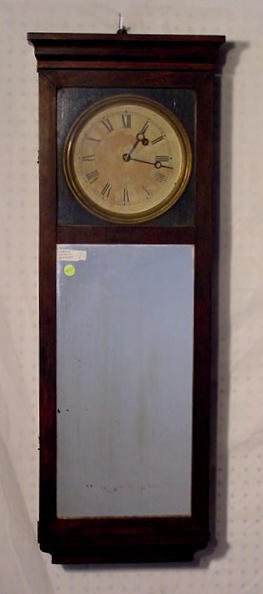 Early American Weight Driven Hanging Clock