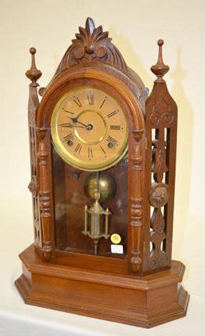 Gilbert Walnut “Turetto” Parlor Clock