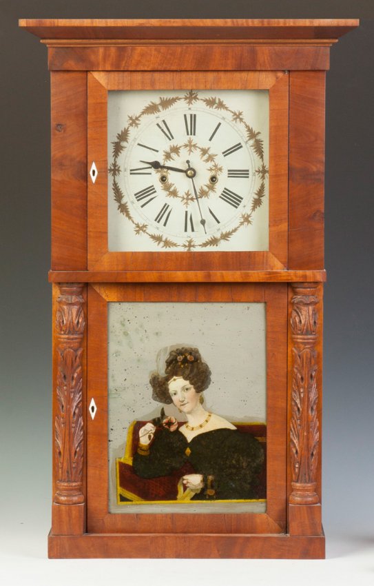 Marshall & Adams, Seneca Falls, NY,  Shelf Clock