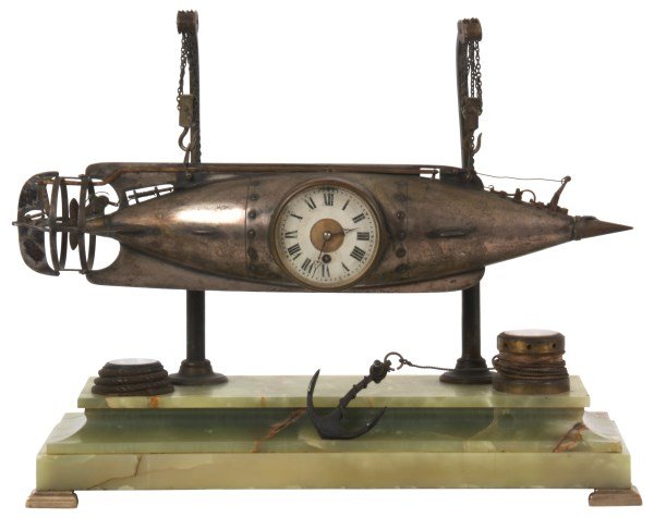 French Industrial Torpedo Clock