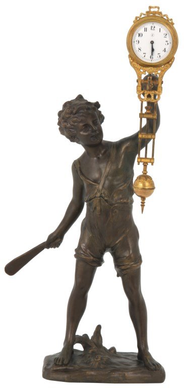 Junghans Figural “Cricket Boy” Swinger Clock