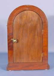 Mahogany Veneer Clock w/Time Only Movement