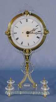 19th Century Cut Glass Night Clock
