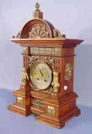 Ornate Lenzkirch Parlor Clock W/ Cherubs