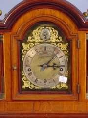 Inlaid Mahogany Bigelow & Kennard Chime Clock