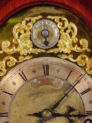 Inlaid Mahogany Bigelow & Kennard Chime Clock