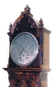1850 Astronomical Clock w/Gothic Case