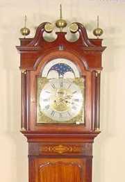 Large Mahogany Grandfathers Clock