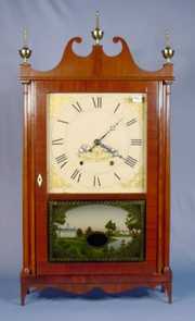 Eli Terry Patent Pillar & Scroll Clock