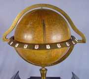 Marque French Slate Clock w/Rotating Globe Top