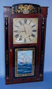 Eli Terry Wood Works Weigth Driven Clock