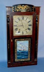 Eli Terry Wood Works Weigth Driven Clock