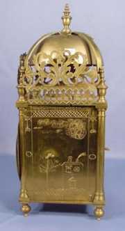 Large Lantern Clock w/Time & Strike Dble Fusee