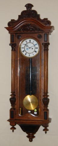 2 Wt. Unsigned Walnut Clock