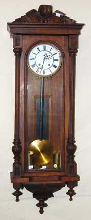 2 Wt. Unsigned Walnut Clock