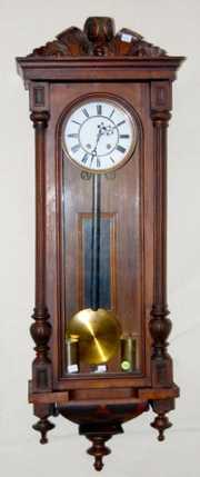 2 Wt. Unsigned Walnut Clock