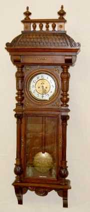 Unsigned 2 Wt. Walnut Clock