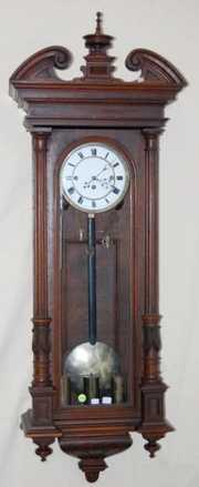 3 Wt. Unsigned Walnut Clock