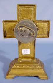 Ansonia Novelty Clock Formed as a Cross