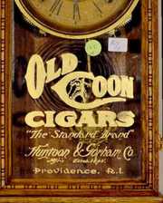 Oak 1/4 Store Regulator Advert. Coon Cigars
