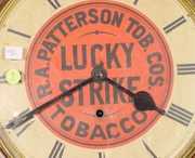 Round Oak Advertising Clock “Lucky Strike”