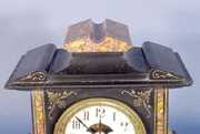 Marble & Slate Boston Clock With Tandem Wind