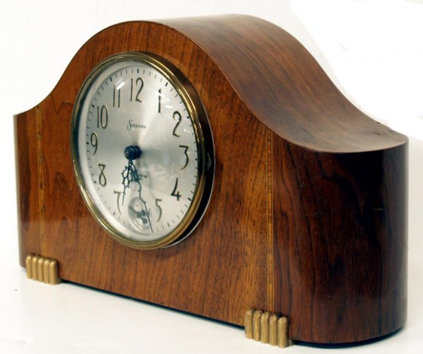 VINTAGE AMERICAN SESSIONS ELECTRIC MANTLE CLOCK