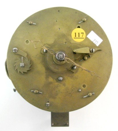 Early Brass Fusee Clock Movement