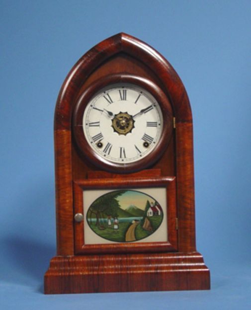 E. N. Welch Rosewood Beehive Mantel Clock