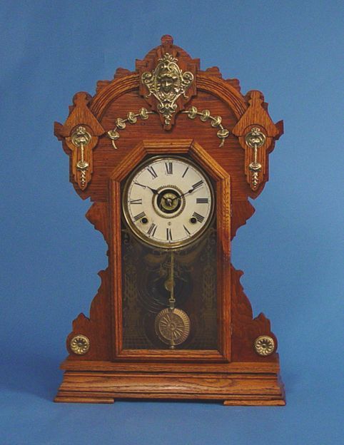 Seth Thomas Oak Metal Series Parlor Clock