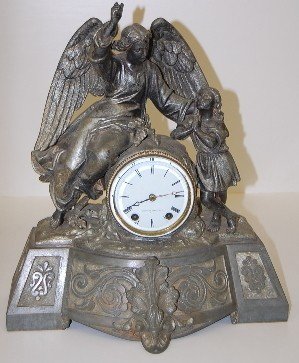 Seth Thomas Guardian Angel Statue Clock