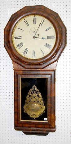 Seth Thomas No. 1 Extra Rosewood Office Clock